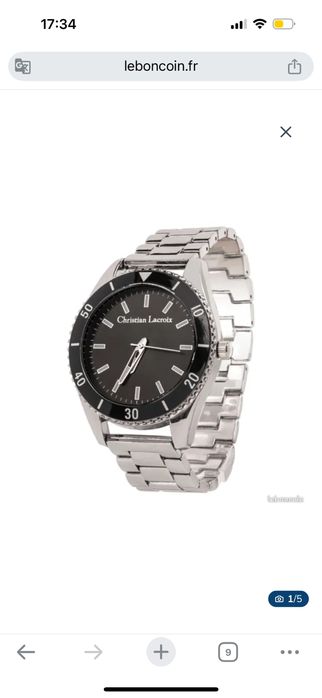 Часы наручные оригинальные: CHRISTIAN LACROIX Montre Ipsum LMN232