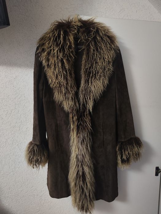 Palton Bebe mărime L maro piele