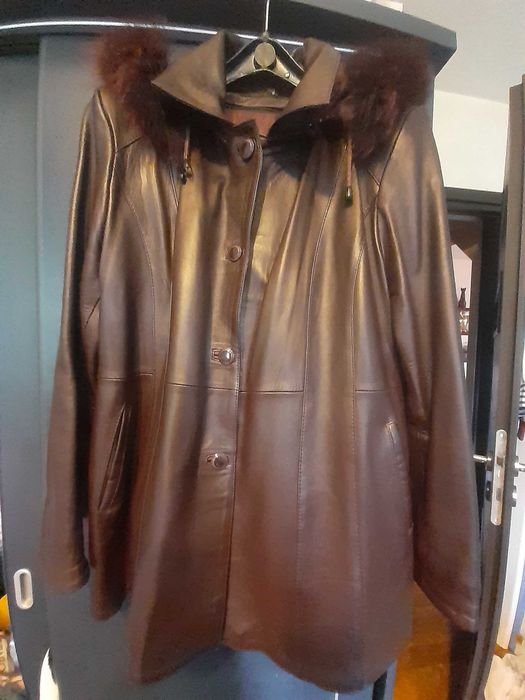 Geacă de piele mărime XL
