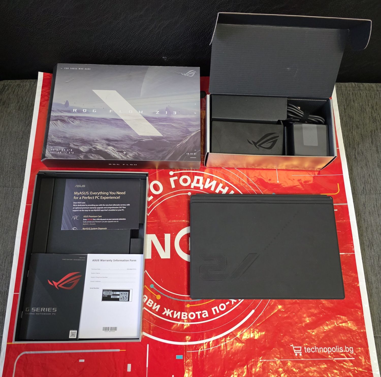 1TB ASUS ROG Flow Z13 13.4" Технополис Гаранция 2027г. Black / Черен