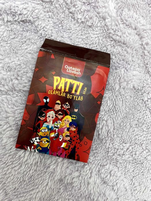 Oqtepa lavashning zumrasha setiga cheklangan stikerlari sotiladi