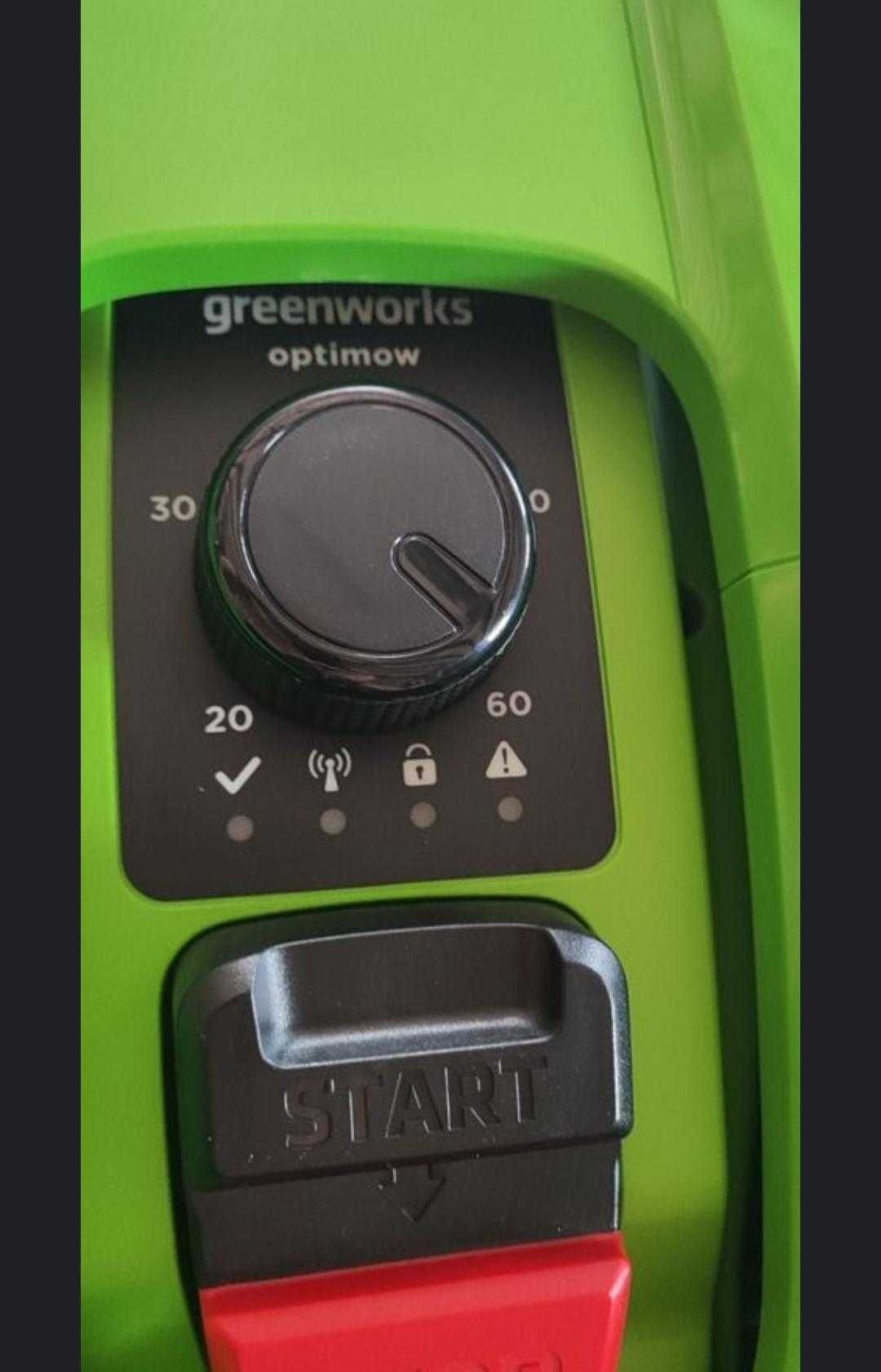 Vand robot tuns iarba gazon electric GreenWorks Optimow S/M