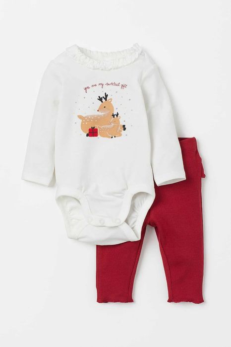 Боди и штанишки новогодние HM