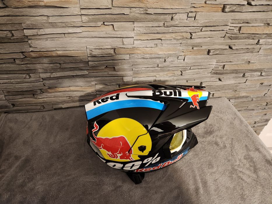 Cască + Ochelari Motocross RedBull Enduro, ATV