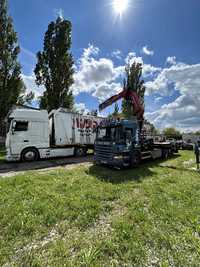 Inchiriere Camion cu Macara Automacara Tranaport Containere Utilaje