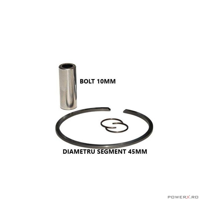 Piston complet compatibil Husqvarna 254, 45mm, bolt 10, PowerX