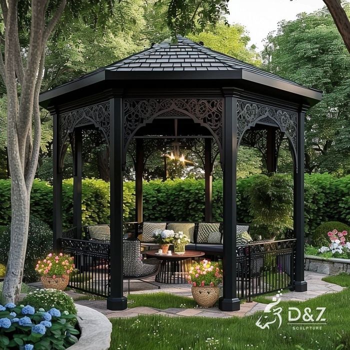 Besedka naves ogrojdeniya беседки навес