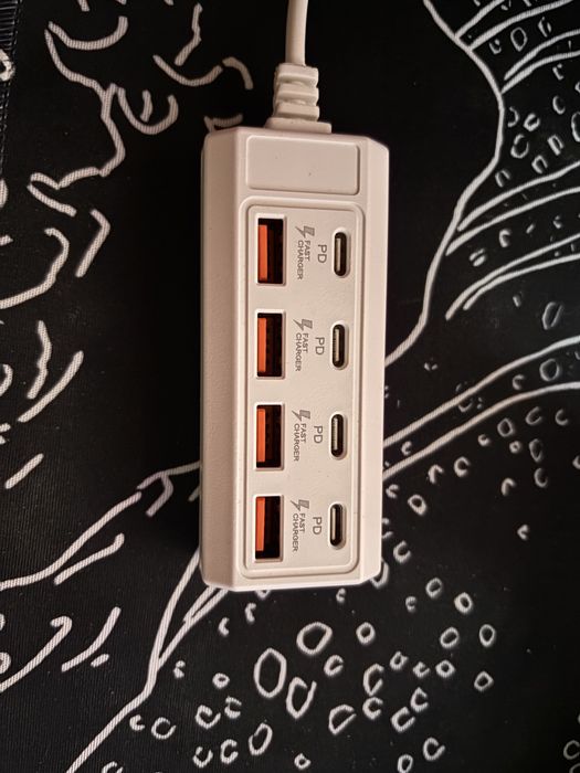 Usb hub для зарядки 2 и больше, ускоренная зарядка, 4 usb, 4 type c