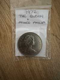 Монета The Queen + Prince Philip