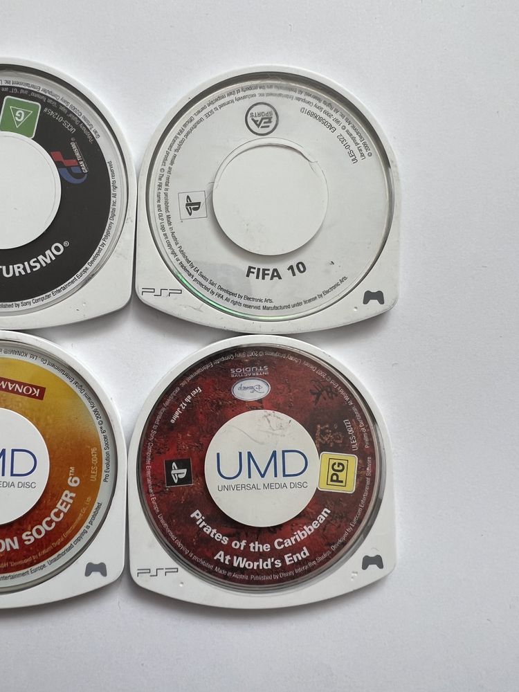 Jocuri PSP Gran Turismo, FIFA 10 13, PES 6, Pirates of the caribbean