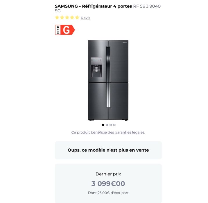 Frigider multi-door Samsung RF56J9040SR