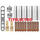 Set 20 accesorii pistolet FARA conector euro sudura MIG-MAG cu sarma
