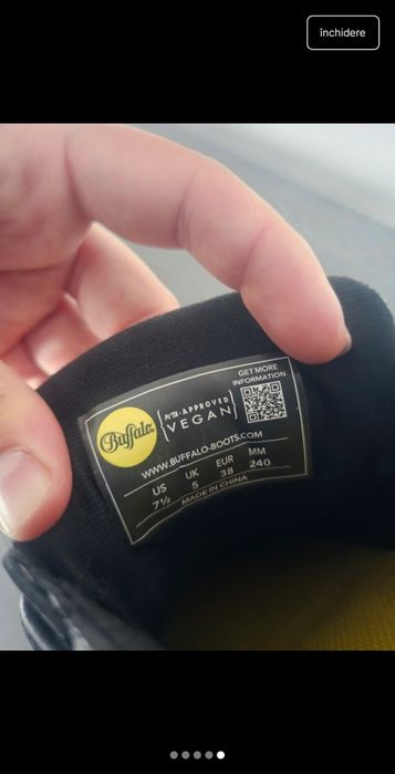 Pantofi dama BUFFALO, marime 38