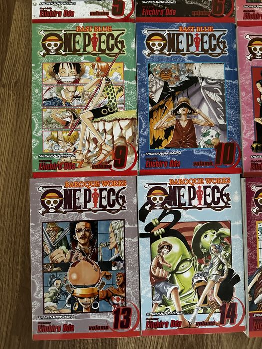 Manga One Piece - primele 4 volume