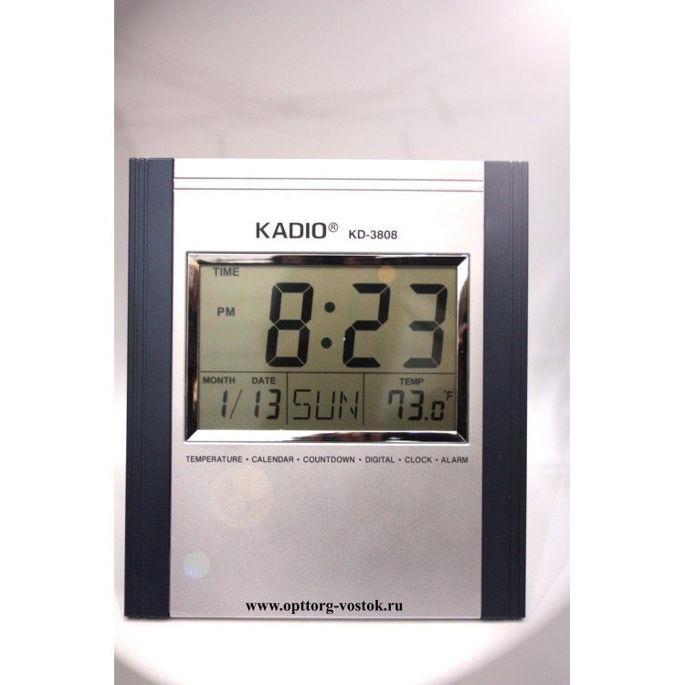Цифров часовник Kadio
Kadio Kd-3808 цифров часовник за монтиран