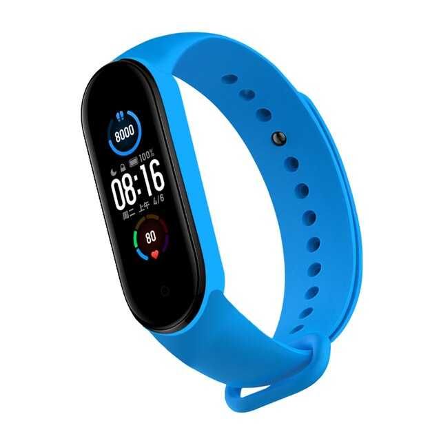 Силиконови каишки за гривна Xiaomi Mi Band 3,4,5,6,7,8 и 7 PRO