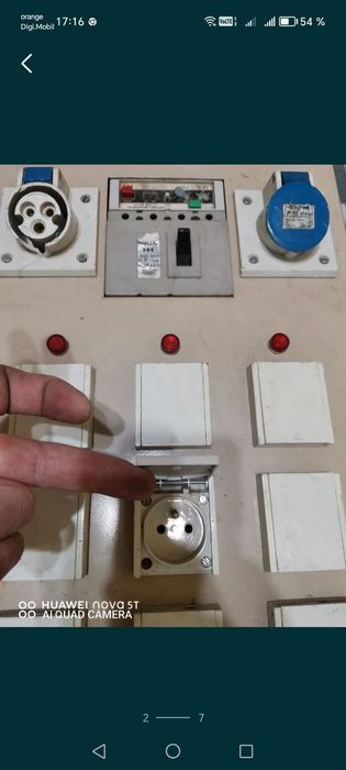 Organizator electric pentru șantier defect