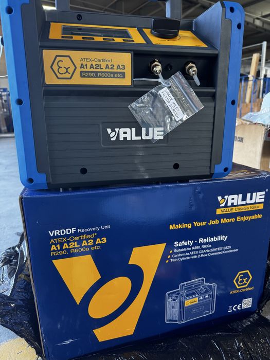 Statie recuperare value VRDDF recuperator freon inclusiv inflamabili