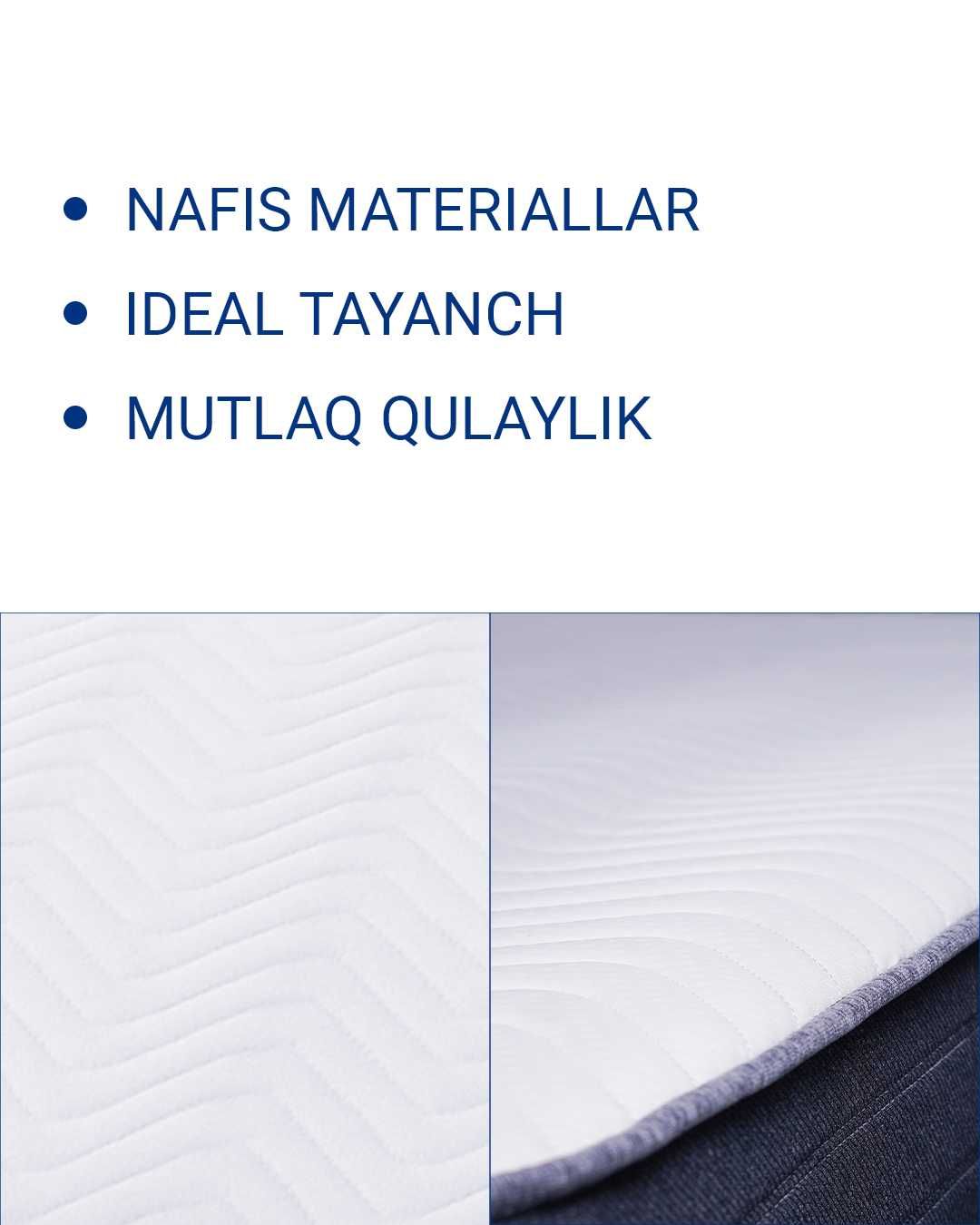 AS PREMIUM — bu oddiy matras emas, bu hayot tarzingiz uchun daraja.