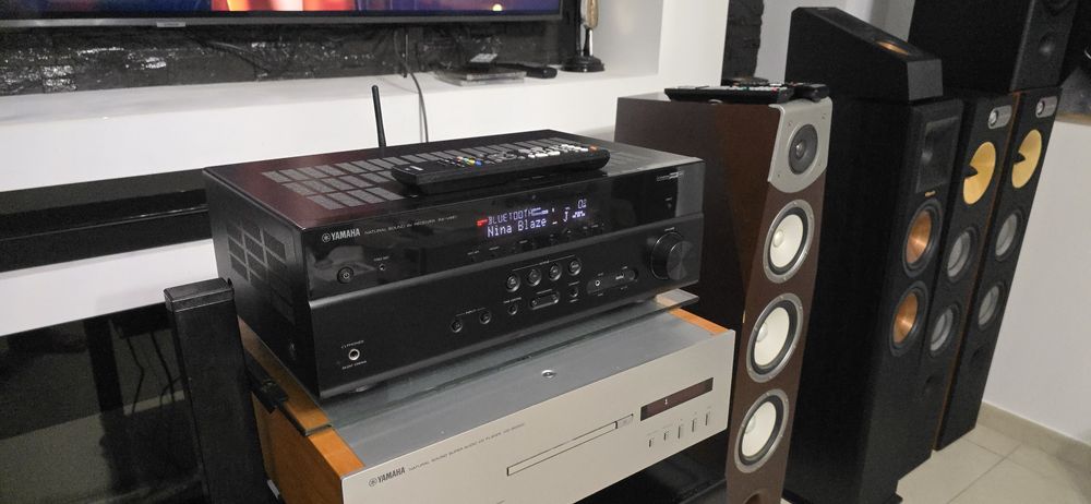 Receiver 5.1 Yamaha RX-V481 Bluetooth Wifi MusicCast Usb 4k hdmi arc
