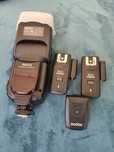 Blitz canon meike cu triggere