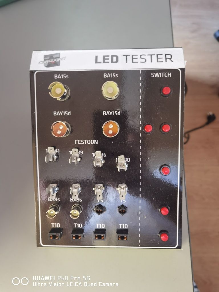 Vând tester led alimentare 220v si transformare 12v auto