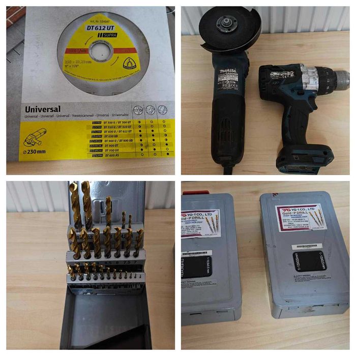 Trusa Burghie si Disc Diamantat beton armatura