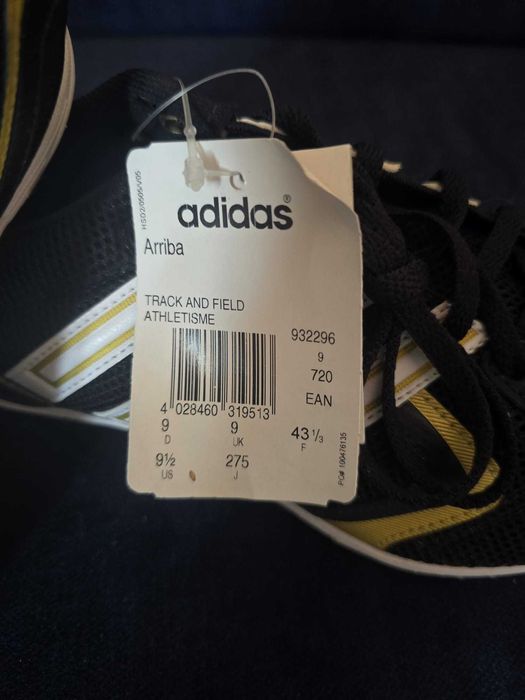 Pantofi Cuie Adidas Arriba Track & Field 43 1/3 + cuie si cheie