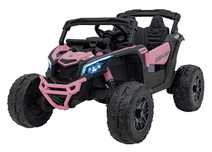 UTV electric pt copii Can-Am Maverick 24V 800W 4x4 (CA003) Roz