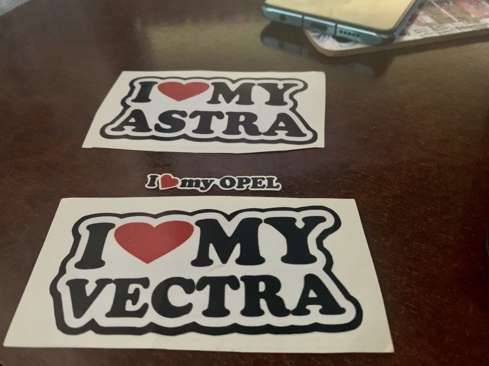 Sticker exterior Opel Vectra Astra