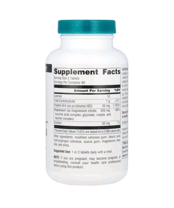 Ultra-Mag Ультрамаг 120 т. SOURCE NATURALS