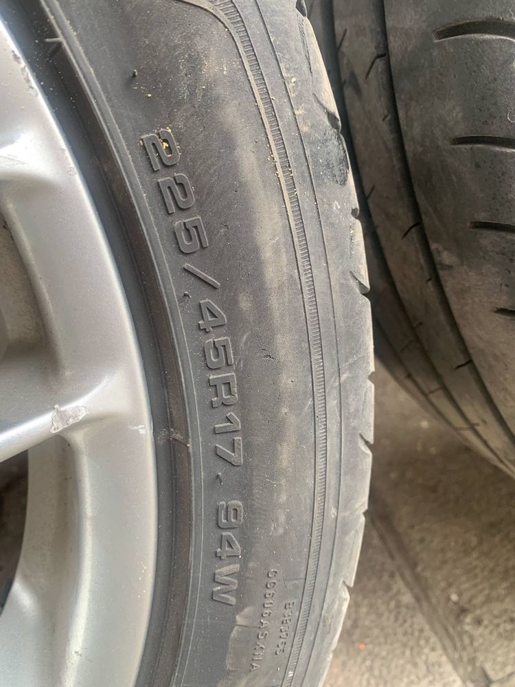 5 бр BBS джанти с 5 бр гуми Гудиар