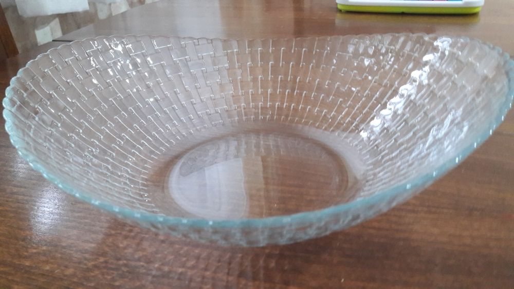 Стъклена купа, фруктиера, салатиера