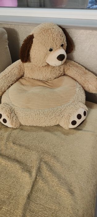 Фотьойл, детски, плюшени, куче кремво-