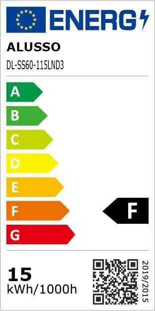 Bec Incastrat Spot LED ALUSSO,15W reglaj,dimabil,pachet 6 buc,clasaF