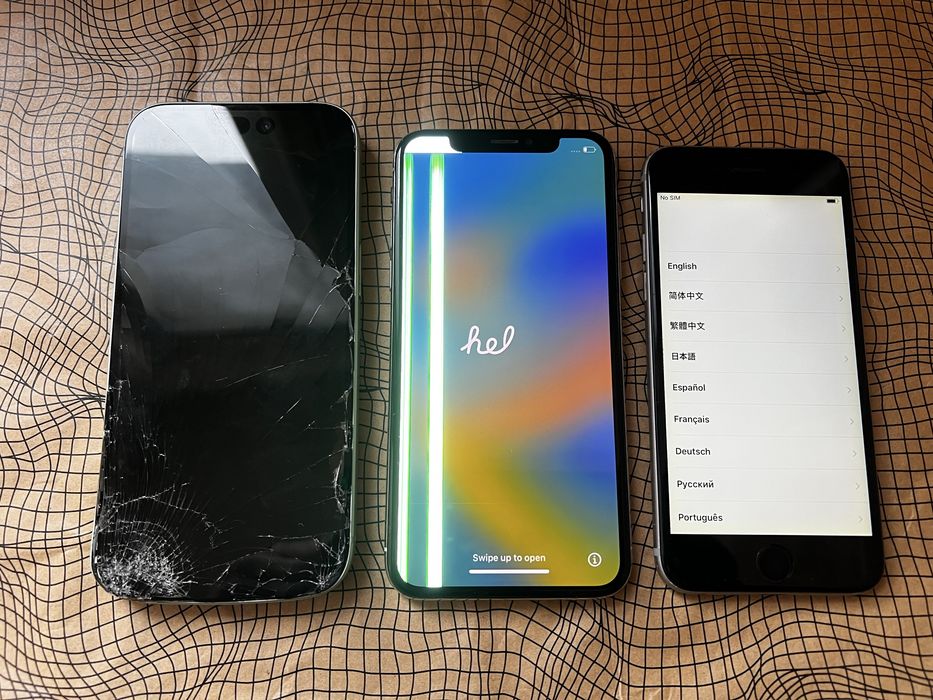 IPhone X за части заключени с iCloud