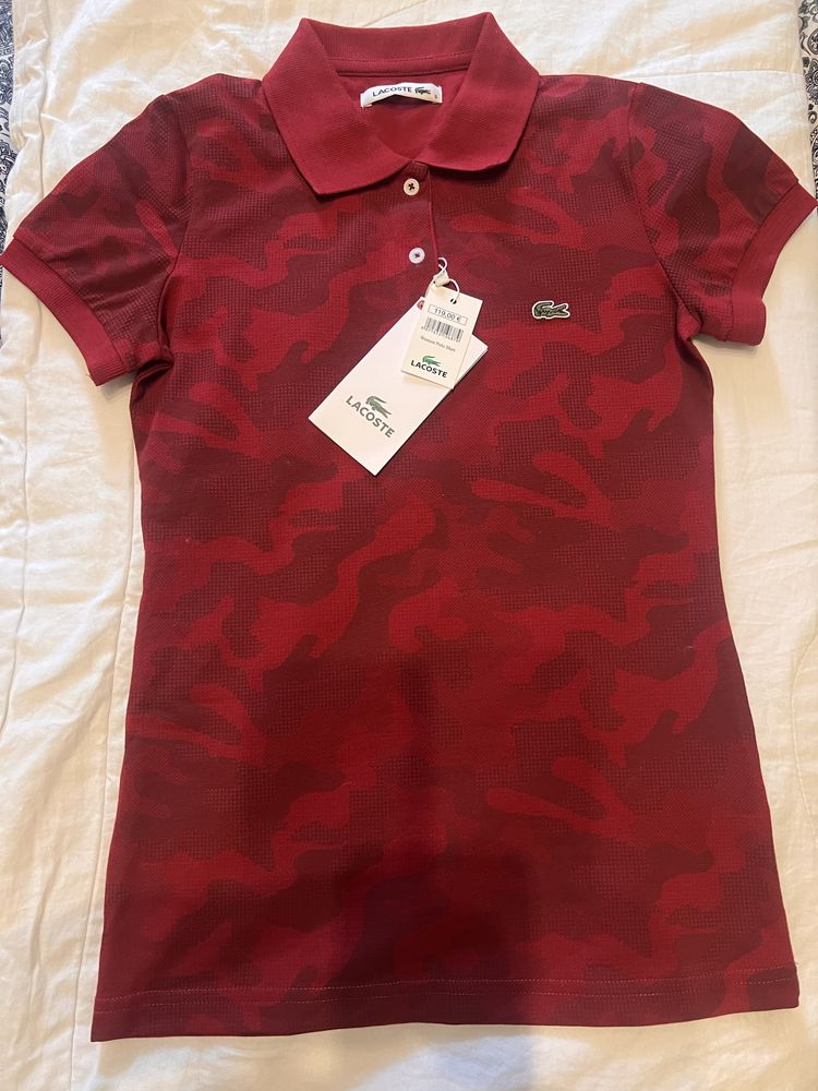 Дамска блуза с къс ръкав Lacoste