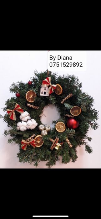 Coronite si ghirlande din brad natural