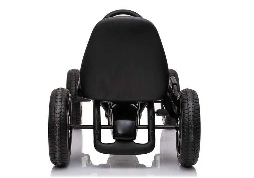 Kart cu pedale copii 3-9 ani Mercedes Go,R.cauciuc,scaun reglabil Negr