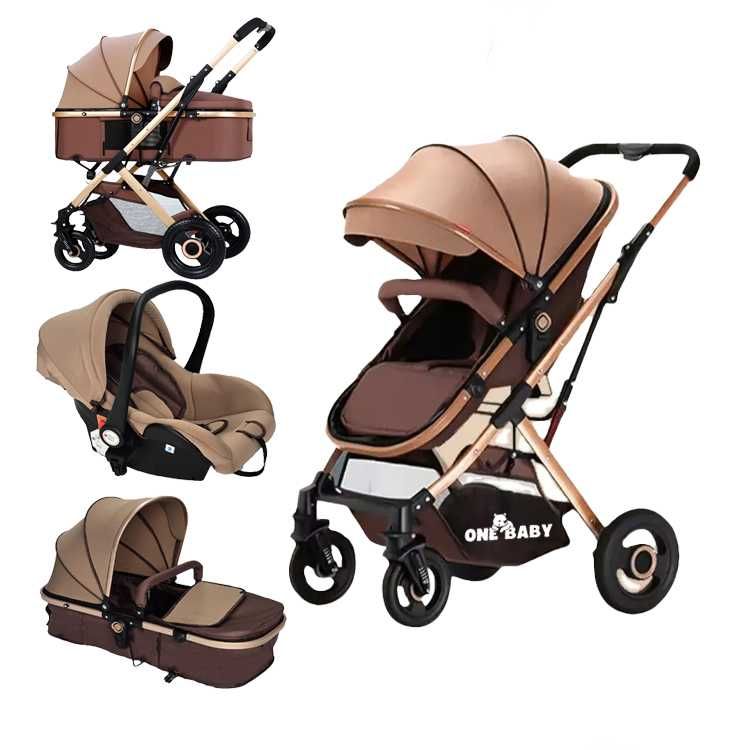Carucior pentru copii 3 in 1 ONEBABY - Livrare Gratuita in 48H