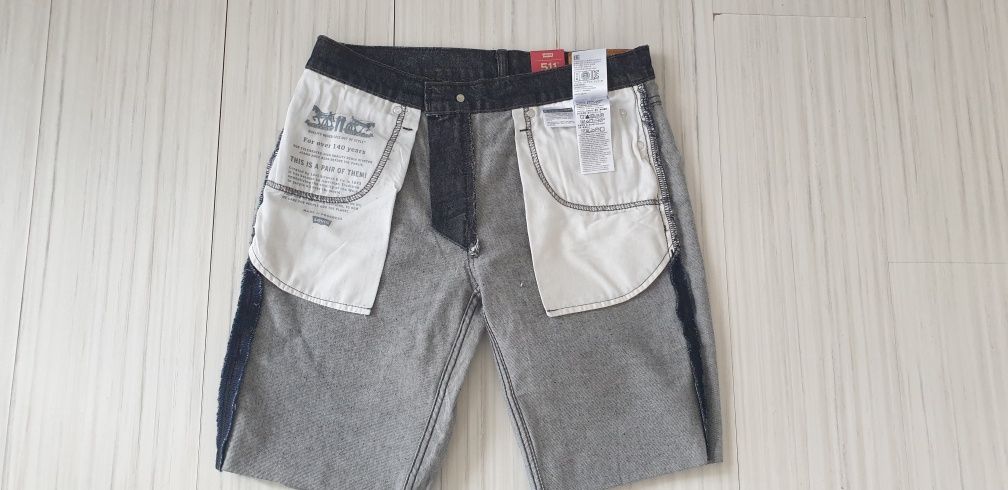 LEVIS 501 Slim Short Jeans/ 31 - 32 НОВО! ОРИГИНАЛ! Мъжки Къси Дънкови