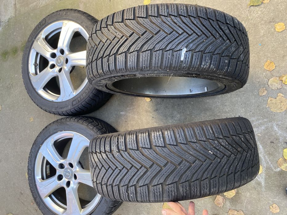 Set jante 215/45 R17 cu cauciucuri Michelin Alpin 6