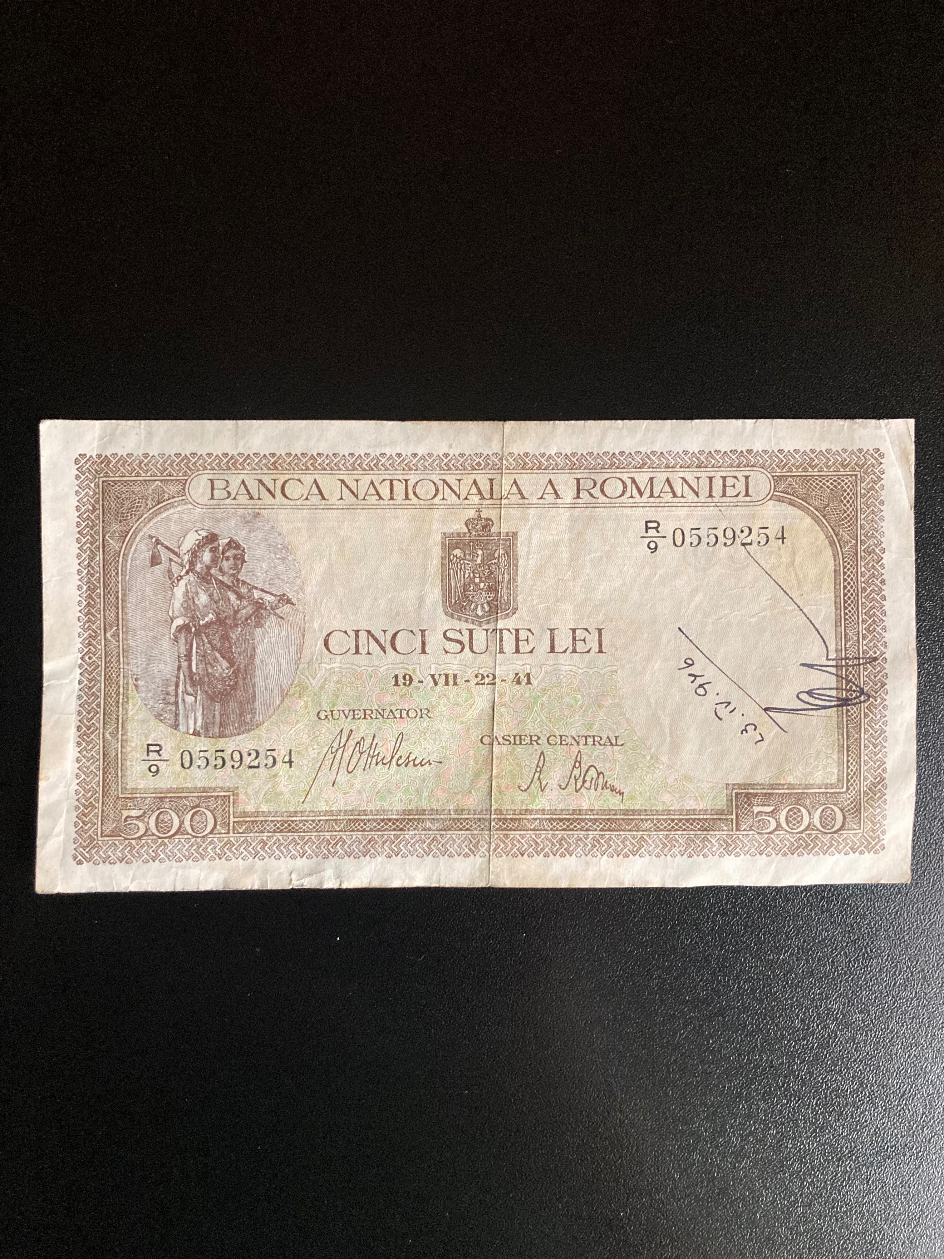 Bancnota 500 Lei din 1941