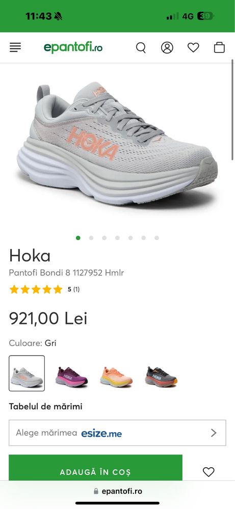 Hoka Bondi 8 noi originali