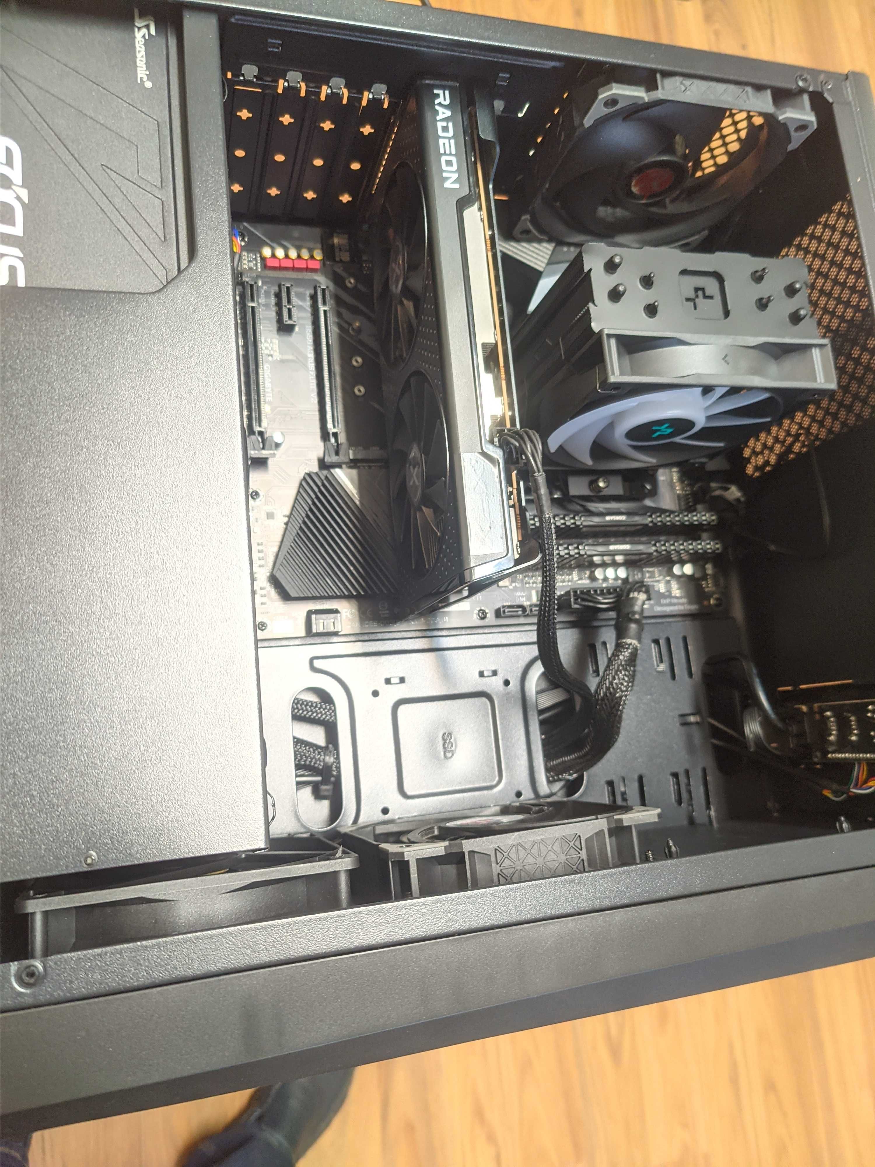 Геймърски компютър Ryzen 5600X B550 Radeon RX7600 32GB m.2 1TB PCI 4.0