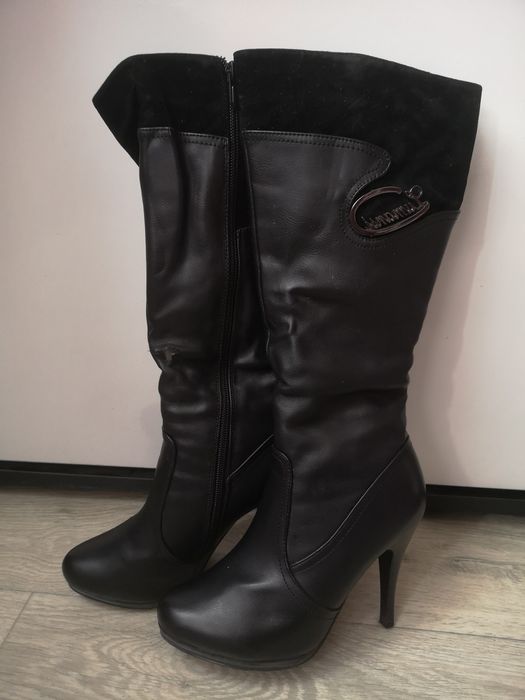 дамски ботуши на ток