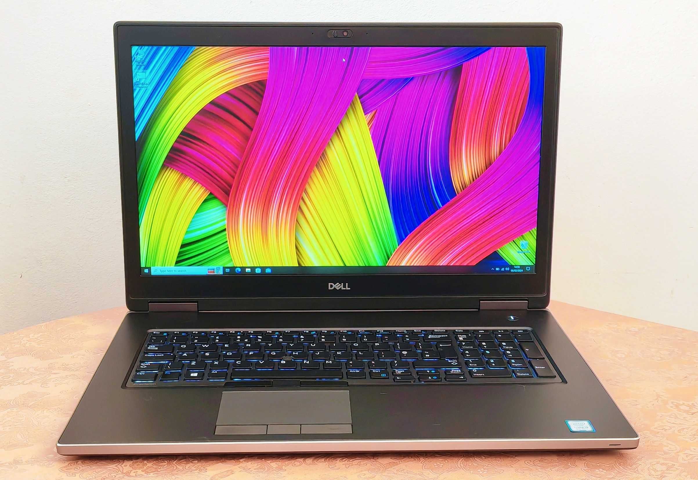 Dell Precision 7740/Core i5-9400H/Ati WX7130 8GB/16GB RAM/512 SSD/17.3