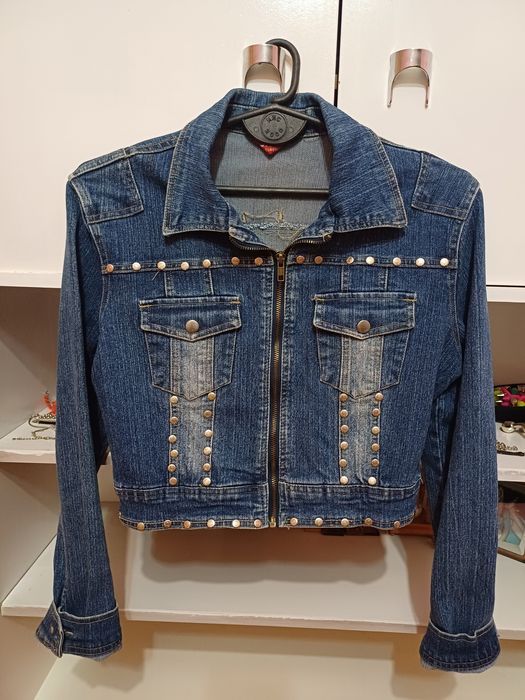 Дънково яке, много ефектно