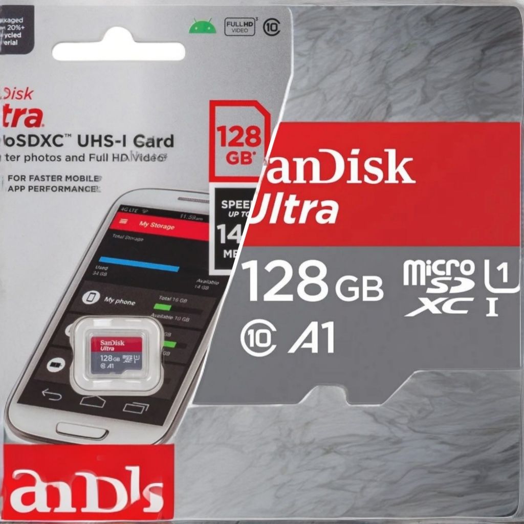 Карта памяти SanDisk microSDXC 128 ГБ