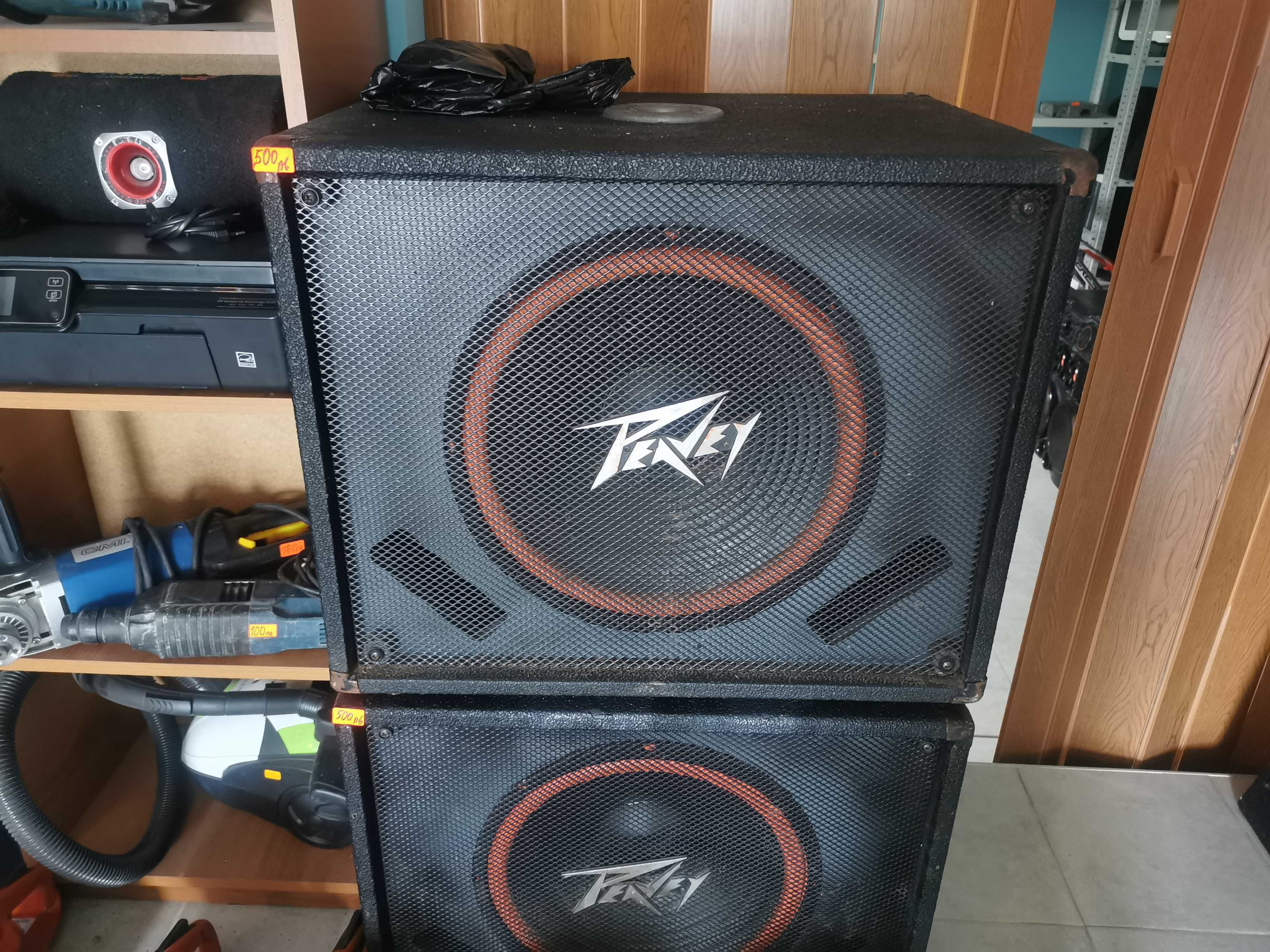 Две бас каси с 15" говорители 150W